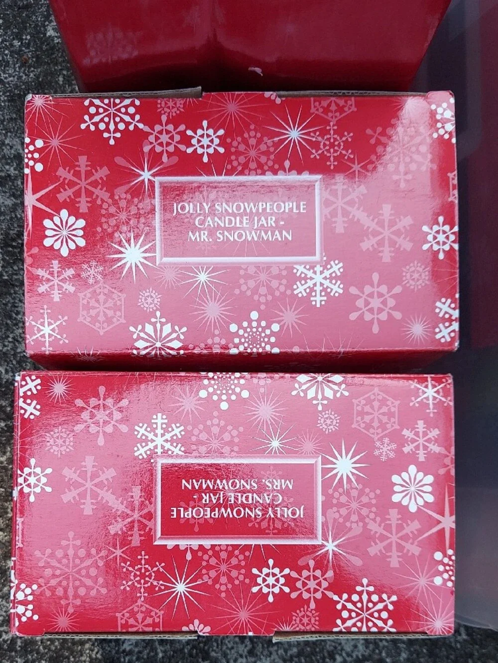 Avon pair snowman